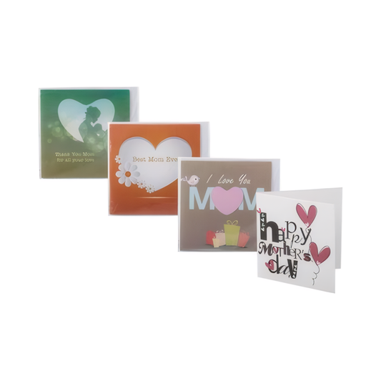 Bulk Pack Mini Mother's Day Cards - 24 Pack - 7cm x 7cm