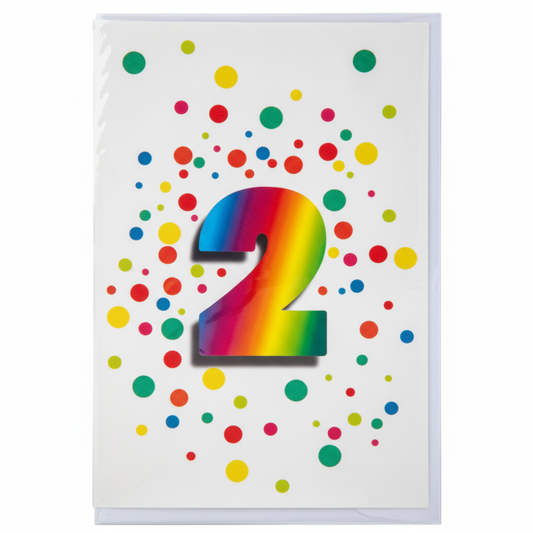 Card & Envelope Milestone 2 Years