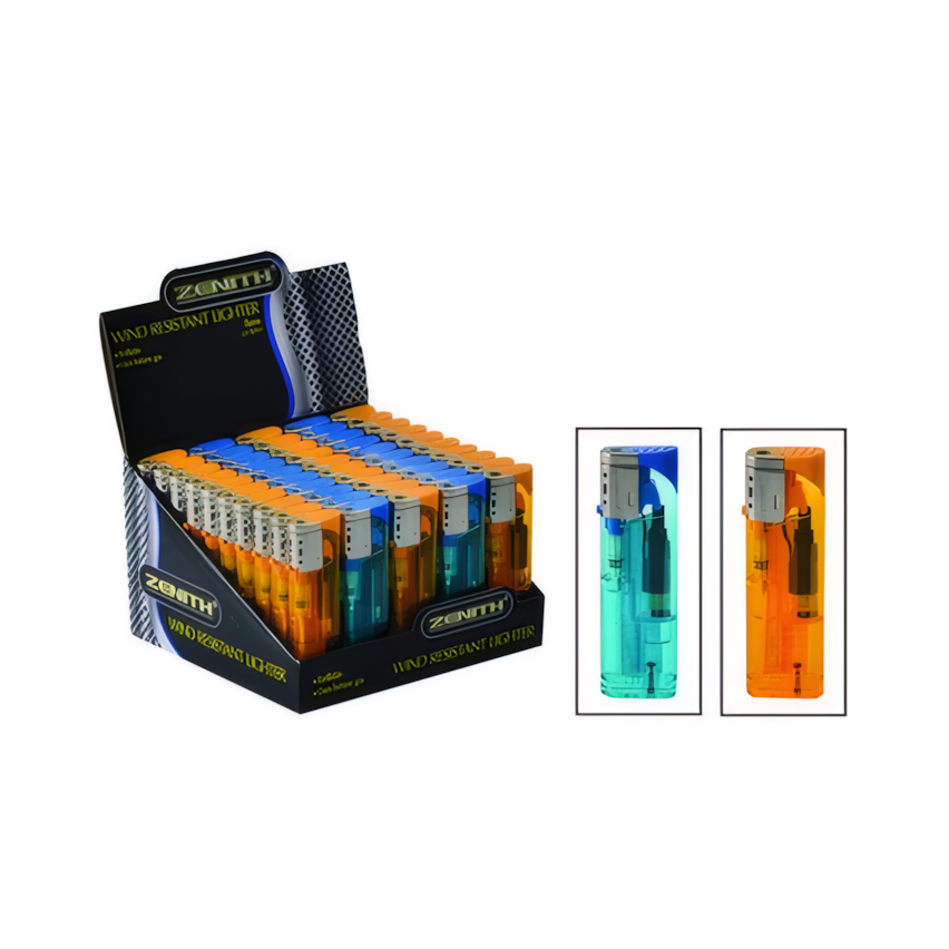 Wind Resistant Refillable Lighter (Pack of 50)