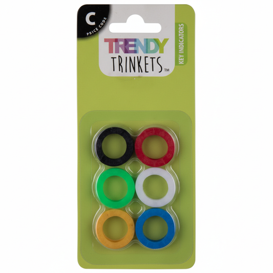 Keychain Key Indicators 6pc