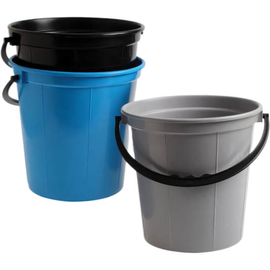 Plastic Bucket - 10 Liter - Set of 3