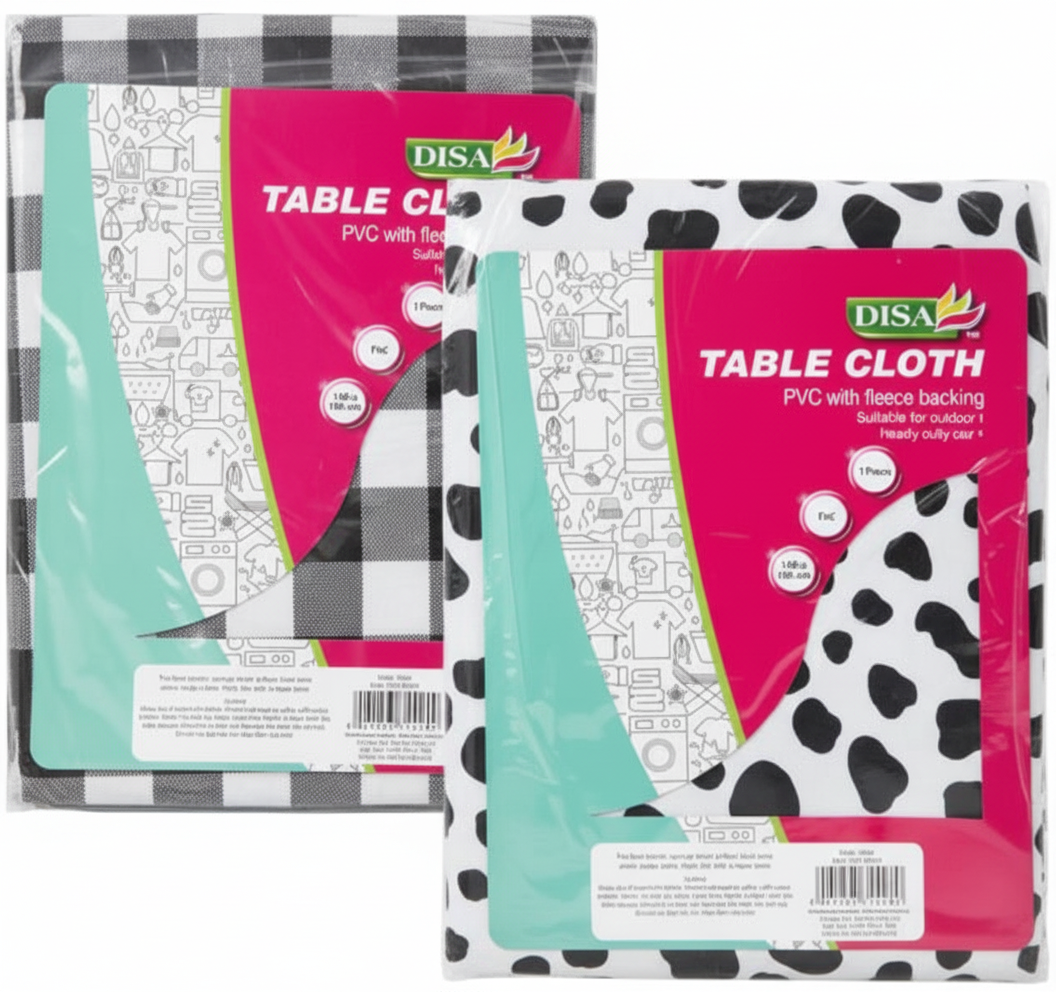 Disa Homeware Assorted Cotton Table Cloths - 130 x 130 cm