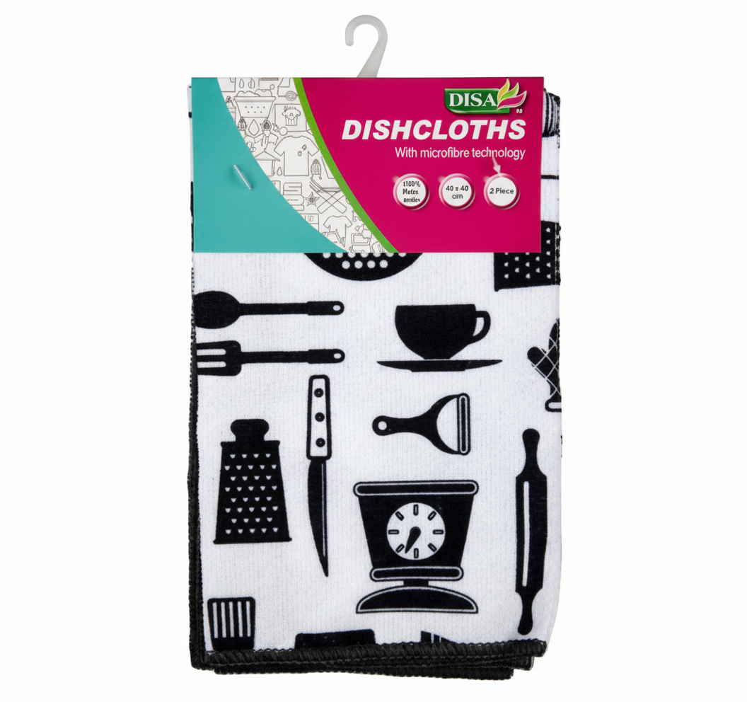 Cloth Microfibre - 2 Pieces - 40 x 48 cm - Mixed