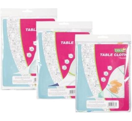 Table Cloth Plastic - Polyethylene - 132 x 178 cm