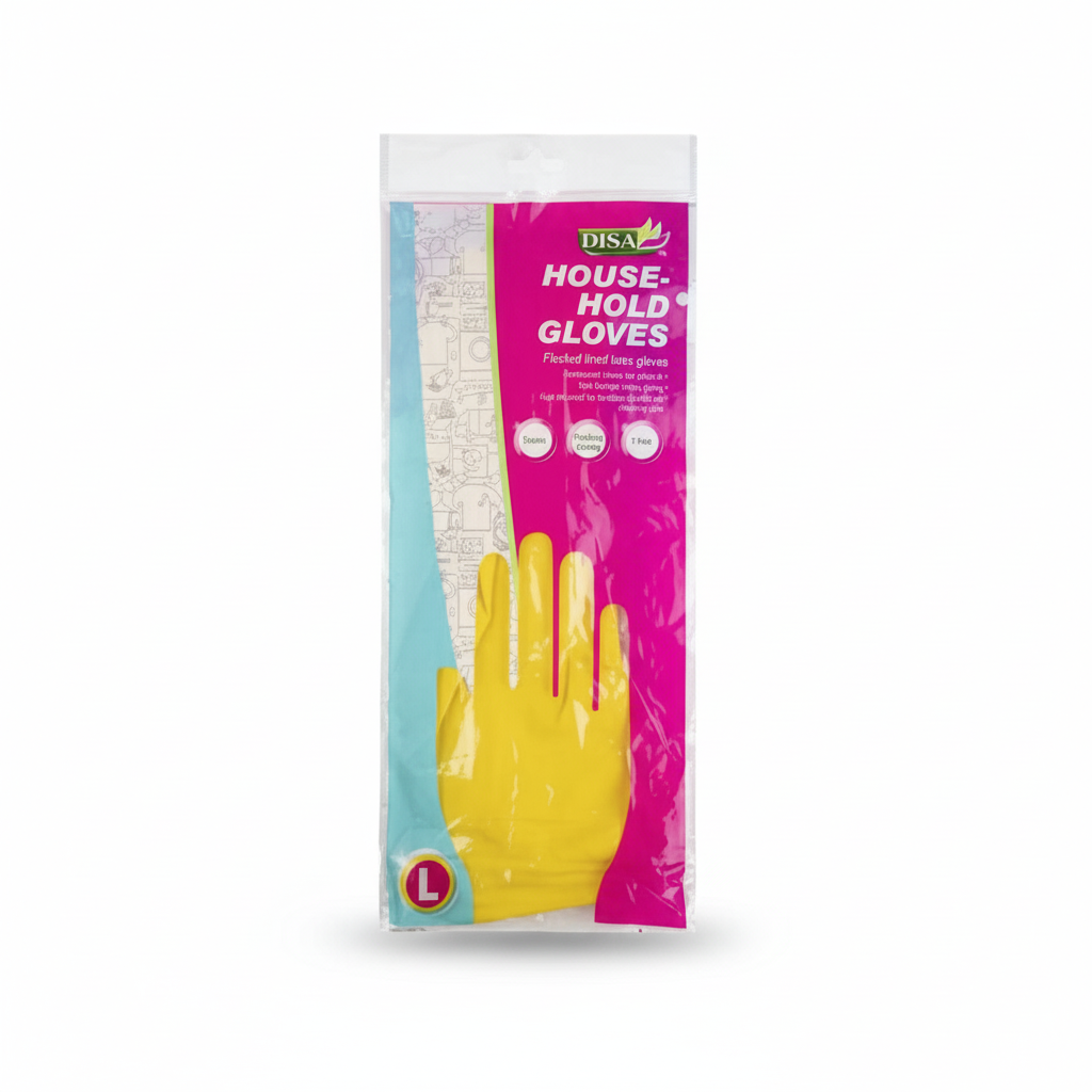 Large Household Rubber Gloves - Extra Large Size