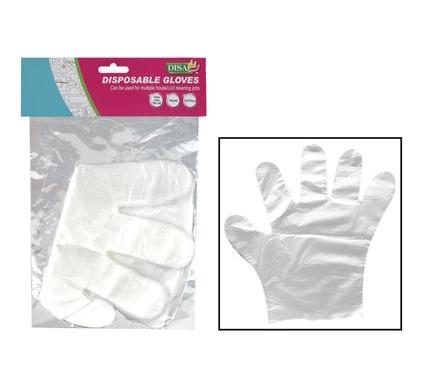 Zenith Plastic Disposable Gloves - Pack of 50