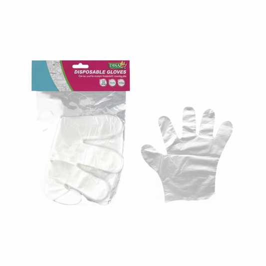 Zenith Plastic Disposable Gloves - Pack of 50