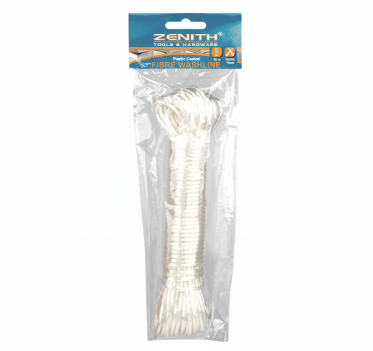 Cord Washline - Plastic Fiber and Plastic Coated - 15 m