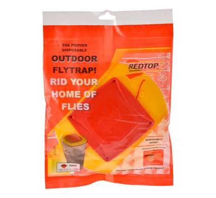 Fly Trap Disposable with Bait - Redtop