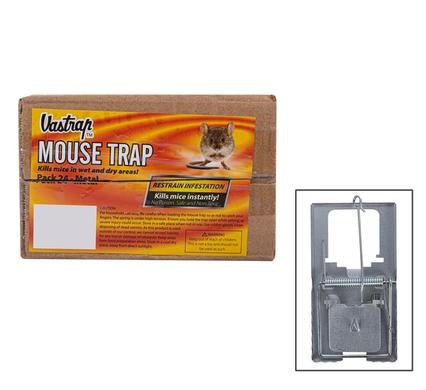 Mouse Traps - Metal - Pack of 24