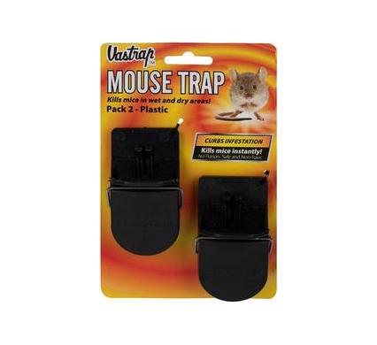 Vastrap Plastic Mouse Traps - Pack of 2 Cards