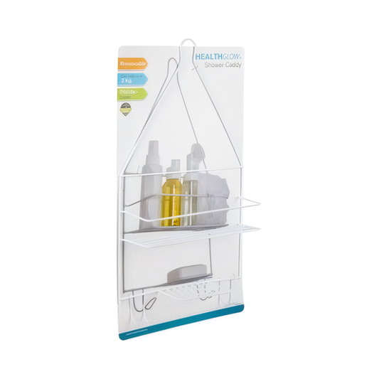Wire Shower Caddy - Plastic Coated - 45cm x 25cm