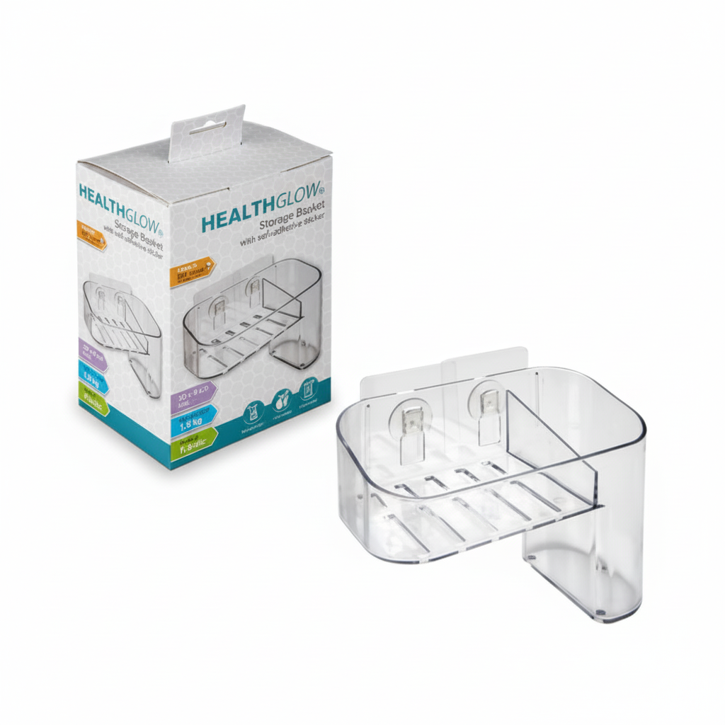 Basket Self Adhesive - 12 x 9 x 7 cm