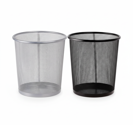 Wire Wastepaper Basket in Various Colours (26 cm)