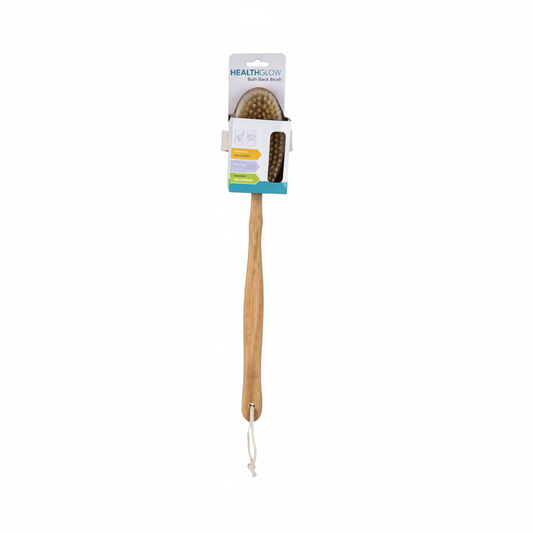 Bath Basics Bristle Brush - Wooden Handle - 42 cm