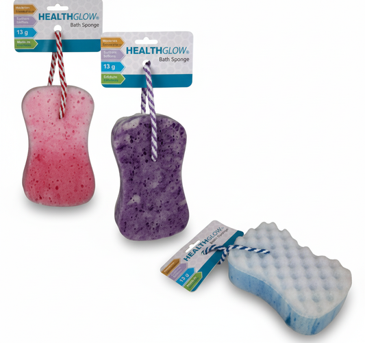 Bath Sponge - 15 x 9 x 4.5 cm - Various Colors
