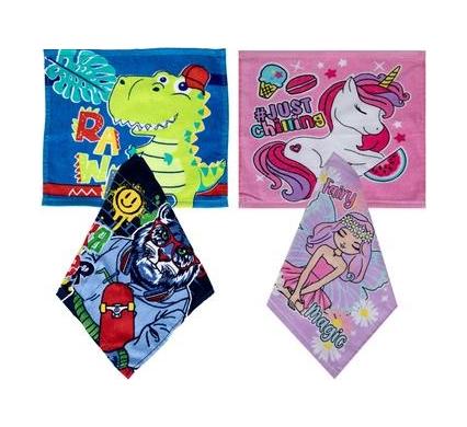 Face Cloth for Kids - 30 x 30 cm - Assorted