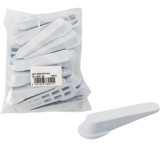 Door Wedge Vinyl White - Pack of 20