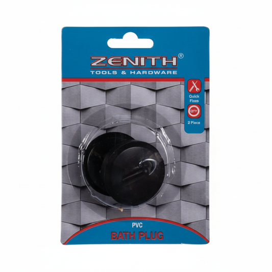 Bath Plug - 2 Pieces - Black