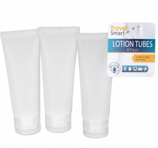 Travel Lotion Tubes, 3 Piece Set in Pouch (50 ml)