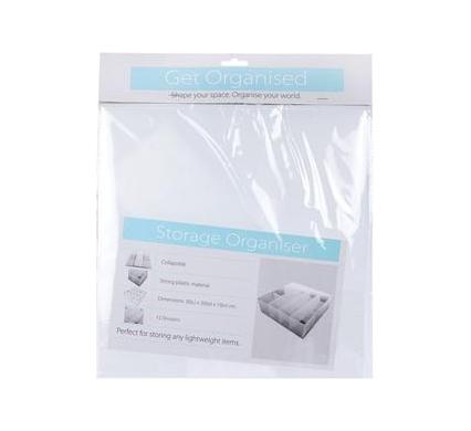 Storage Organiser - 30.5 x 30.5 x 10 cm