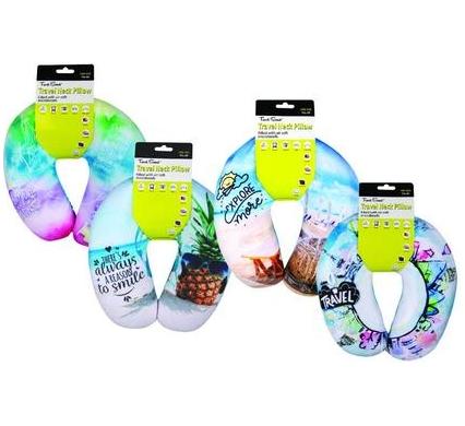 Travel Neck Pillows - Assorted Designs