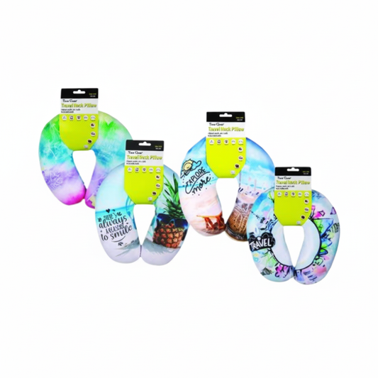 Travel Neck Pillows with Assorted Designs