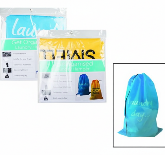 Laundry Bag with Drawstring Closure - 61 cm x 91 cm - Various Colors