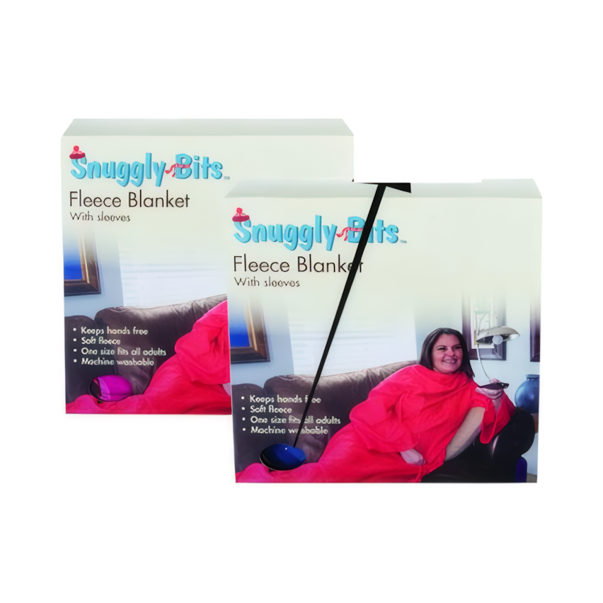 Blanket Polar Fleece with Sleeves - Adult - Various Colors