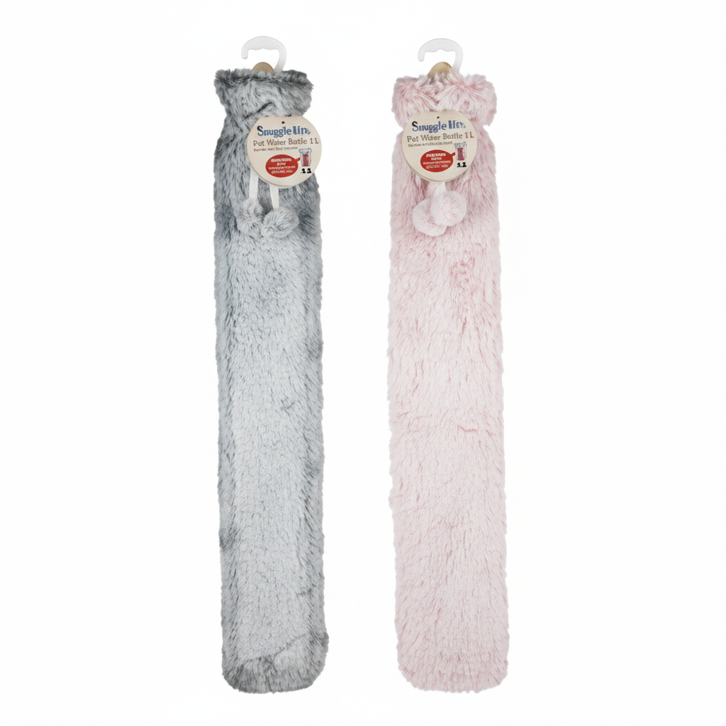 Hotwater Bottle With Plush Cover 75 cm Long 2L