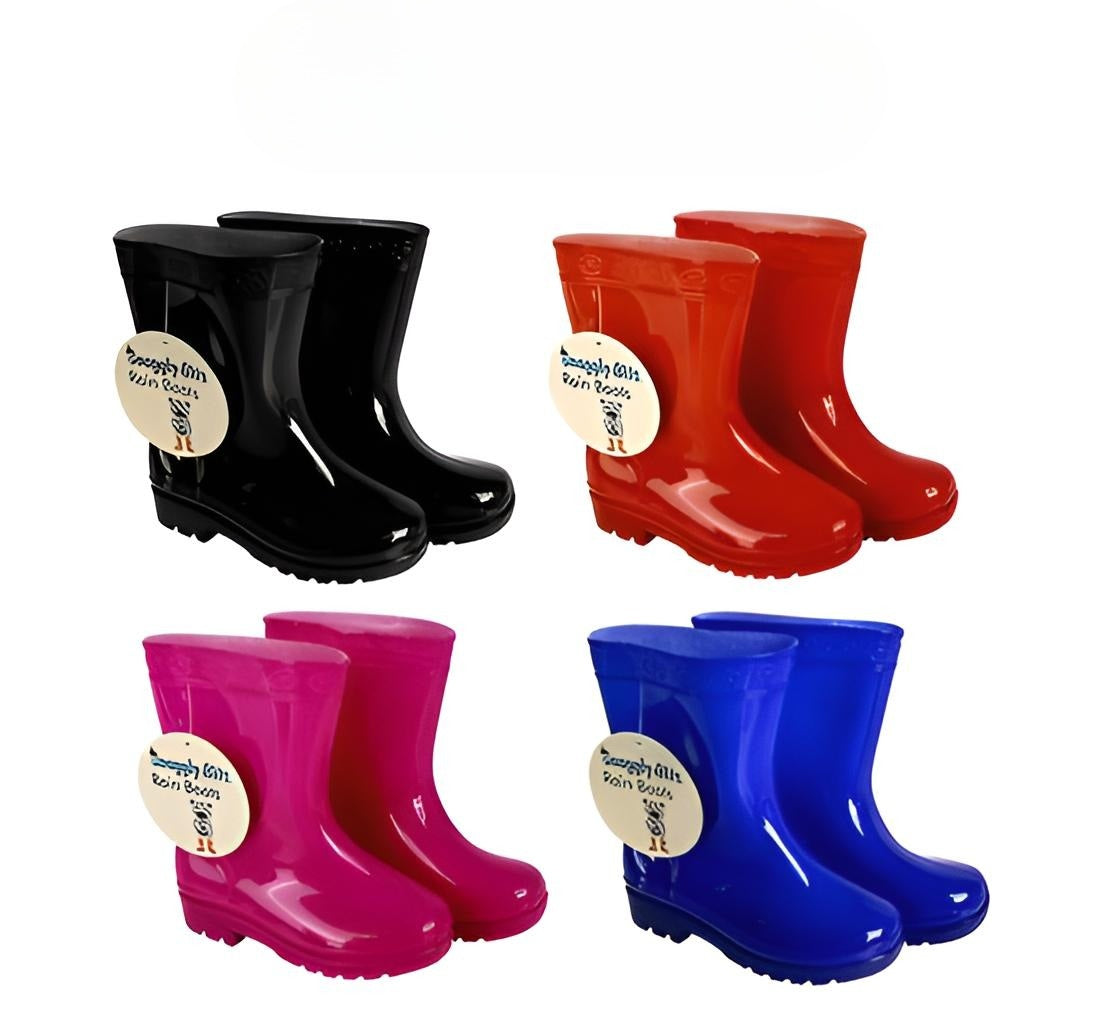 Rain Boot For Kids Plain Colour