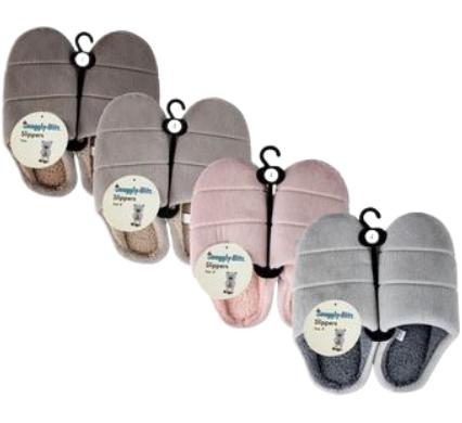 Slipper Slip-In Plain - PVC Sole - Size 4