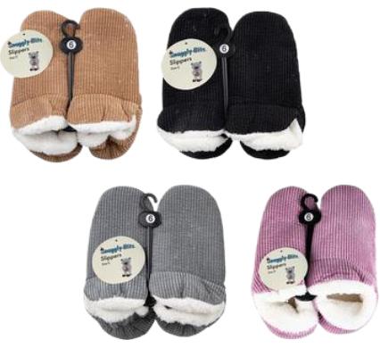 Slipper Bootie with Fur Lining - Size 6