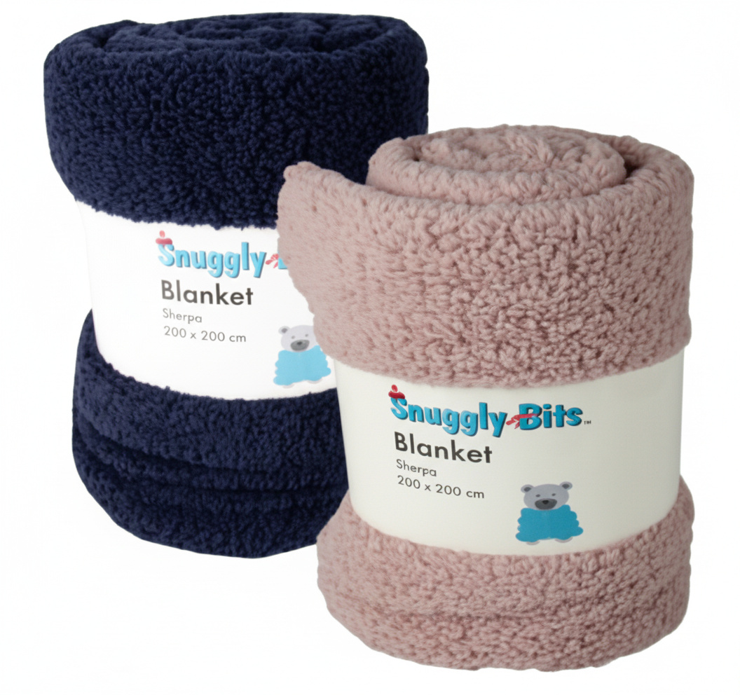 Blanket Sherpa - 200 x 200 cm - Assorted