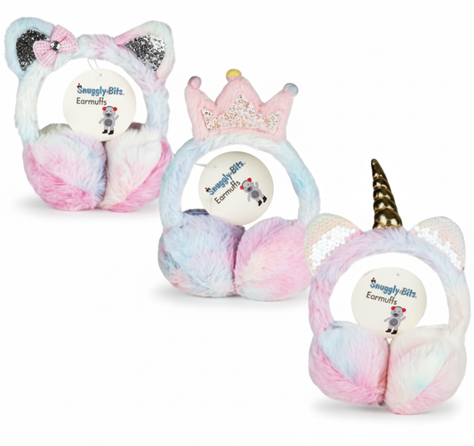 Winter Earband - Plush Unicorn Ears or Bunny Ears