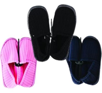 Slipper with Binding and Tapered Sole - Size 5