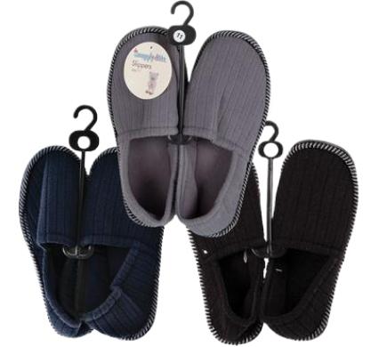 Slipper with Binding and Tapered Sole - Size 11