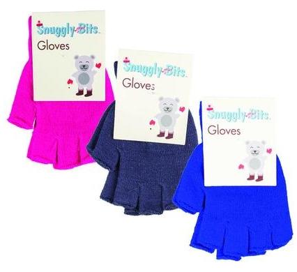 Gloves for Kids - Acrylic Knit - 5 Open Fingers