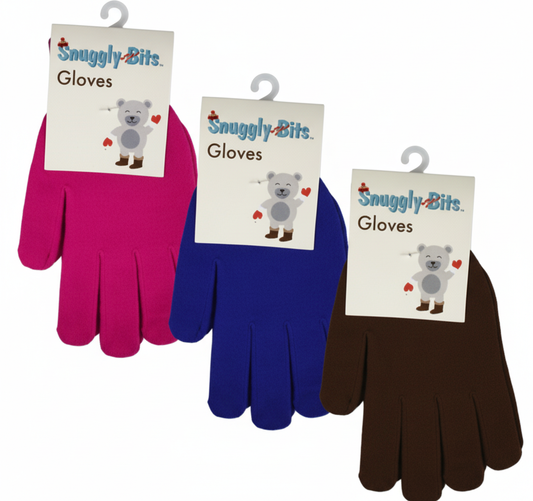 Gloves for Kids - Plain - Assorted Colours