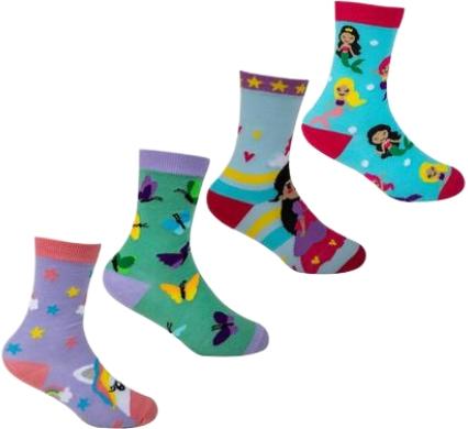 Socks for Kids Girls - Size 4-7 - 15 cm