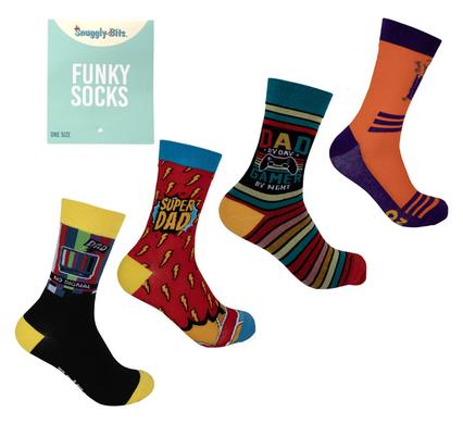 Socks Unisex Father Assorted - Pack of 4