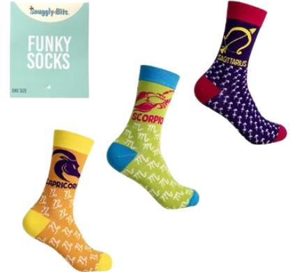 Socks Unisex Zodiac Scorpio or Sagittarius or Capricorn