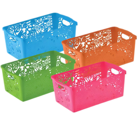 Homeware Assorted Multi-Purpose Baskets - 25cm x 14cm x 10cm