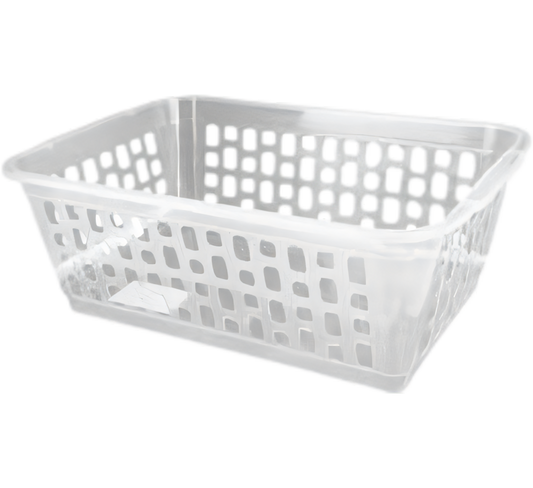 Basket Plastic Natural - 25 x 16 x 8 cm