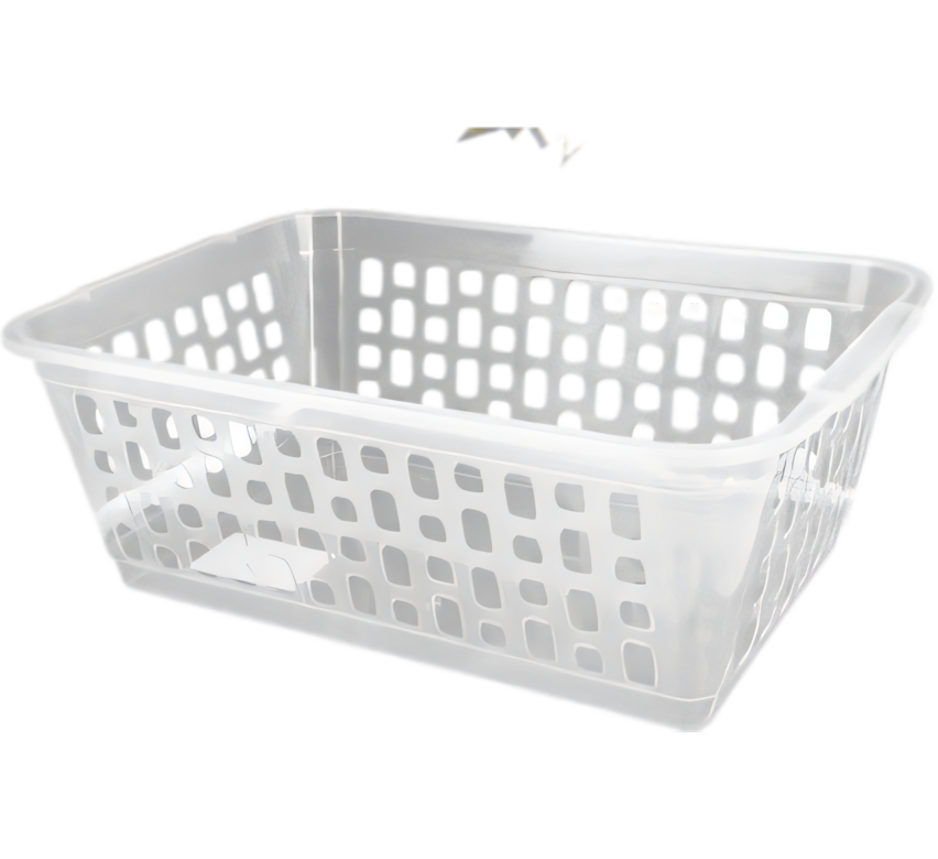 Basket Plastic Natural - 37 x 26 x 15 cm
