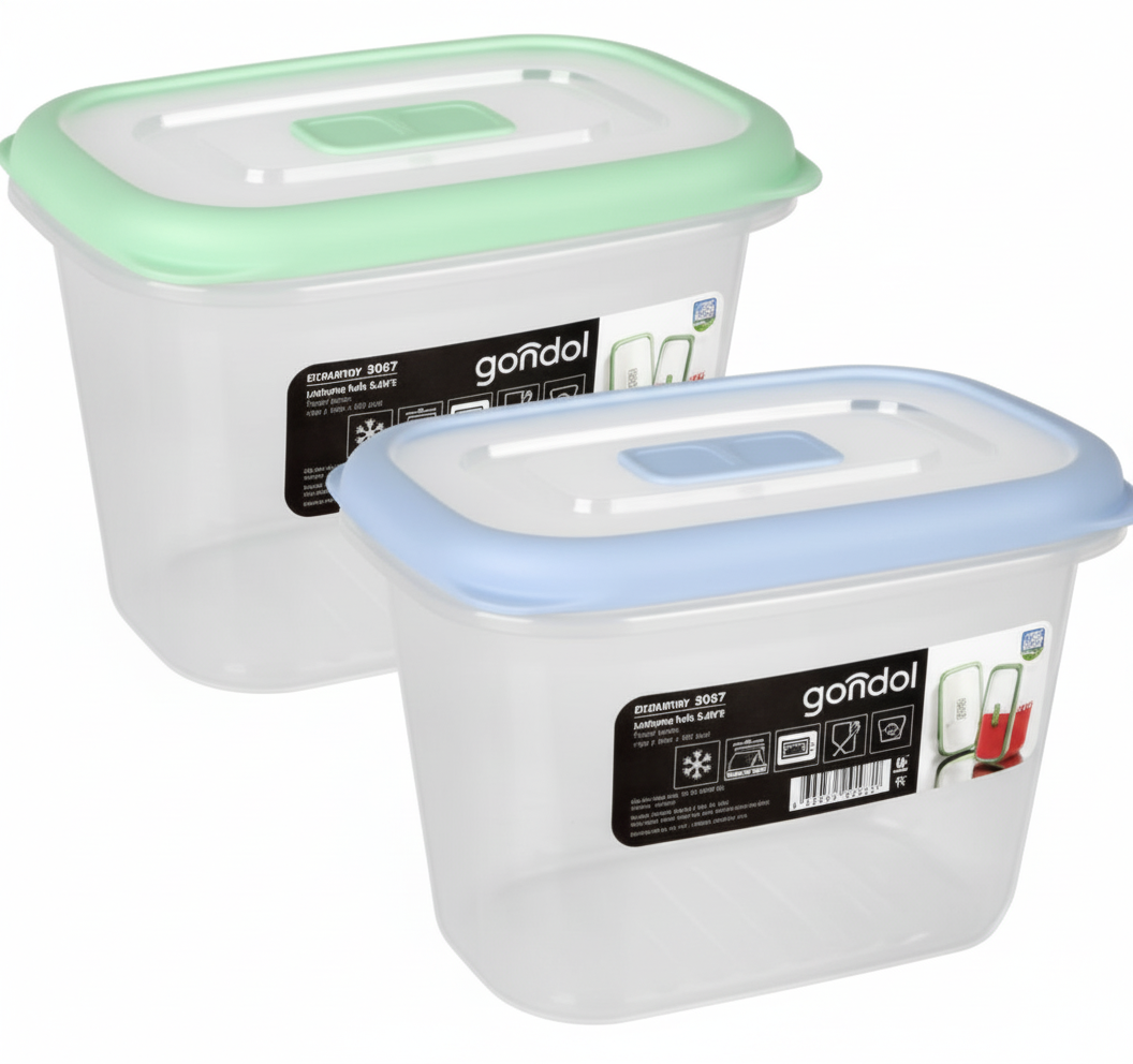 Container Ecosaver - 600 ml - 14 x 10 x 10 cm - Various Colors