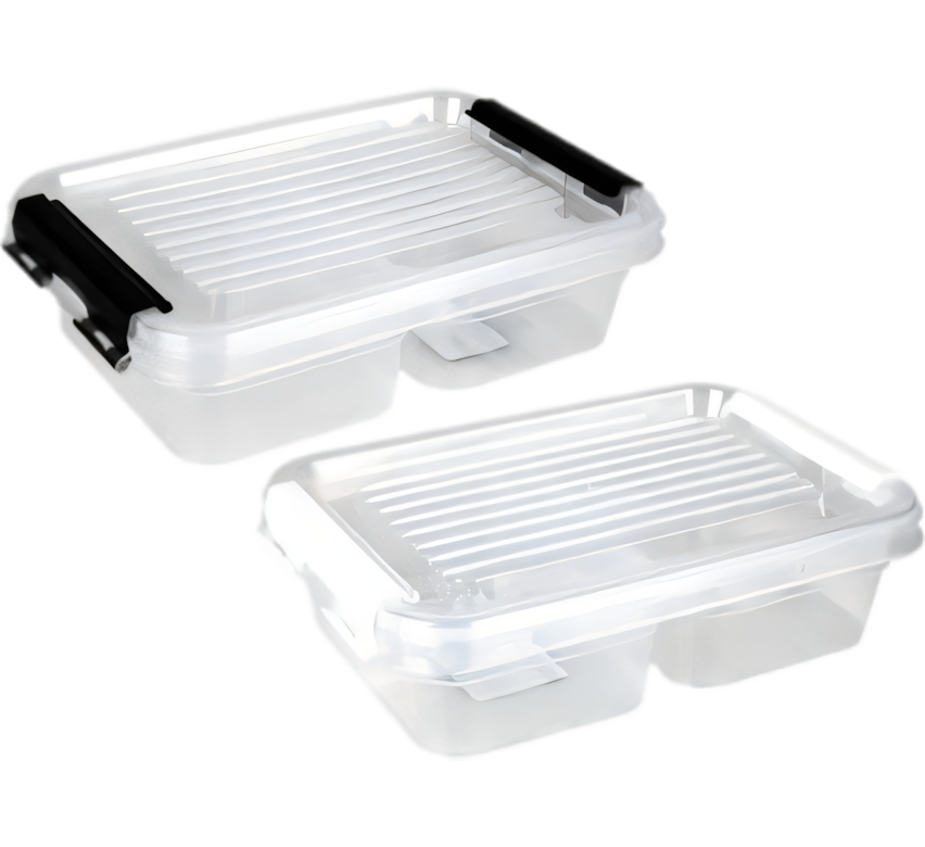 Container Clip Lock My Box - 2 Divisions - 500 ml - Various Colors