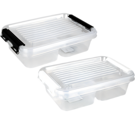 Container Clip Lock My Box - 2 Divisions - 500 ml - Various Colors