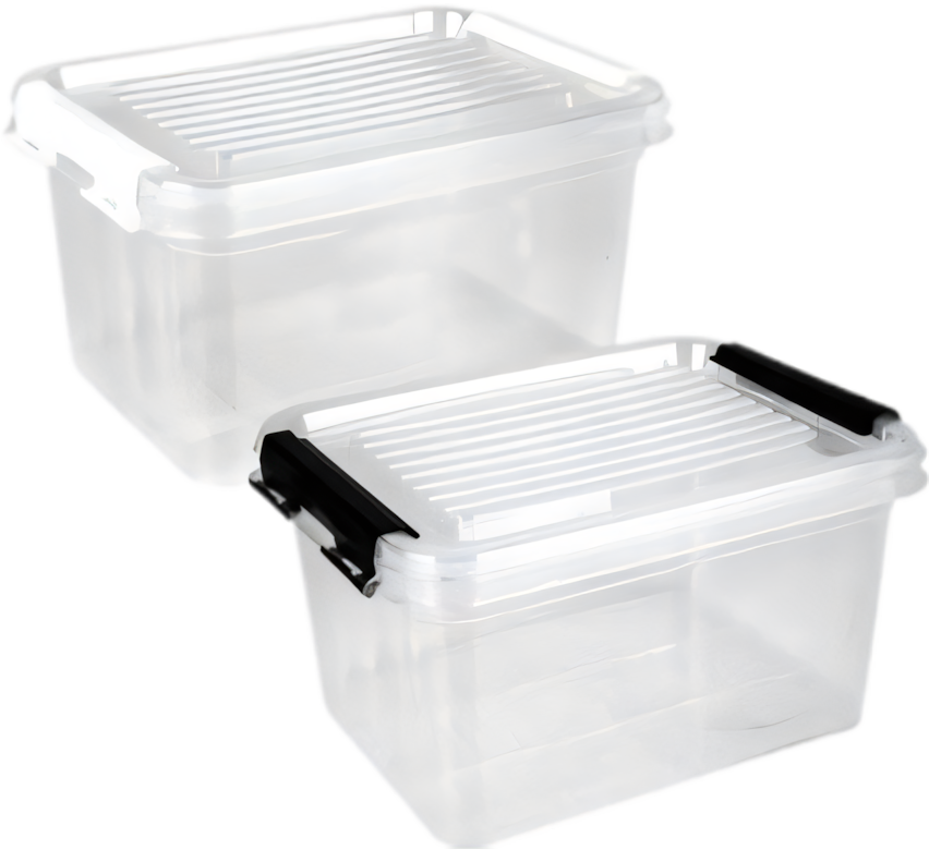 Container Clip Lock Box - 1.2 L - Various Colors