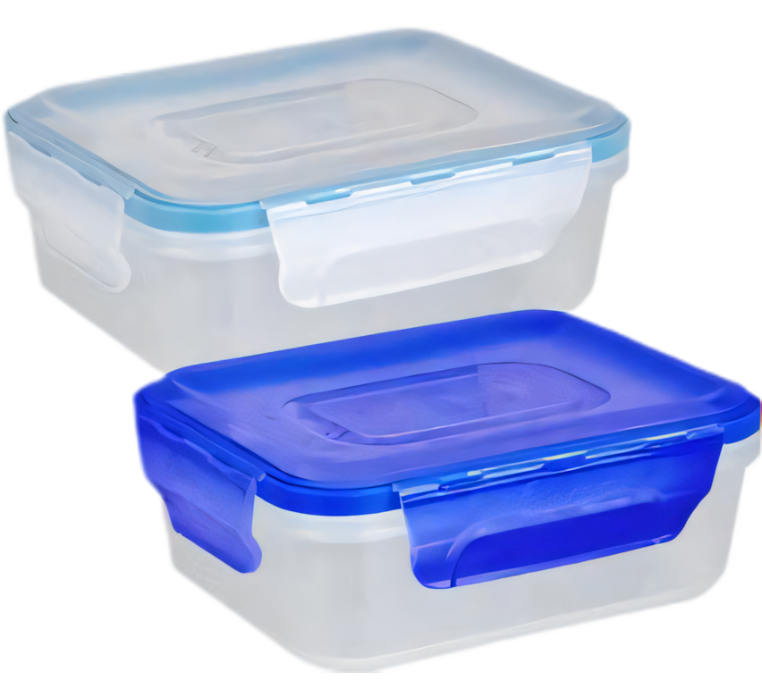 Container with Clip Lock - 600ml - Various Colors